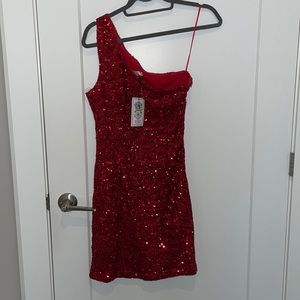 NWT TCEC sequinned mini dress